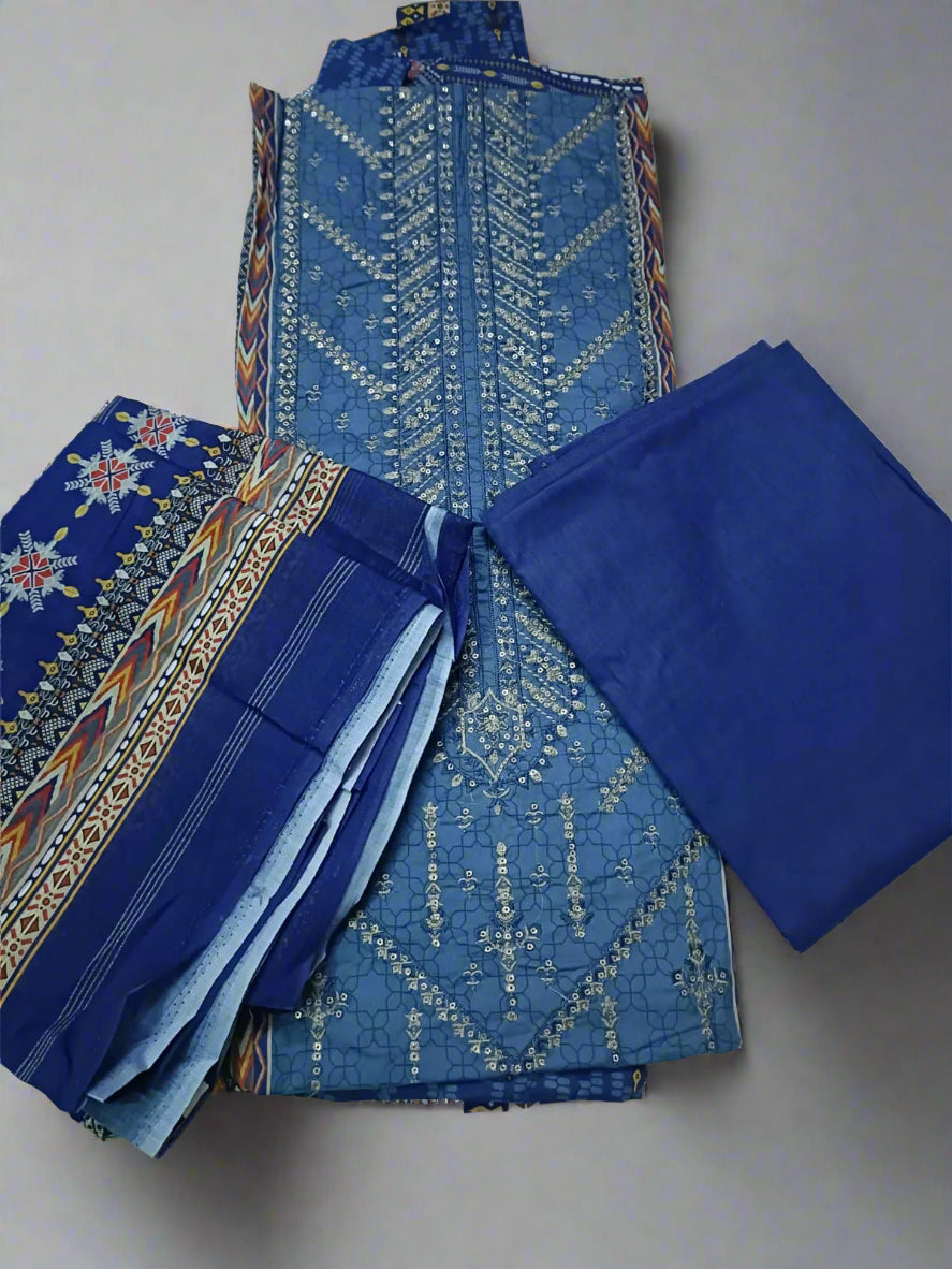 ড্রেস সেট (কামিজ + ইনার + দুপাট্টা + প্যান্ট)