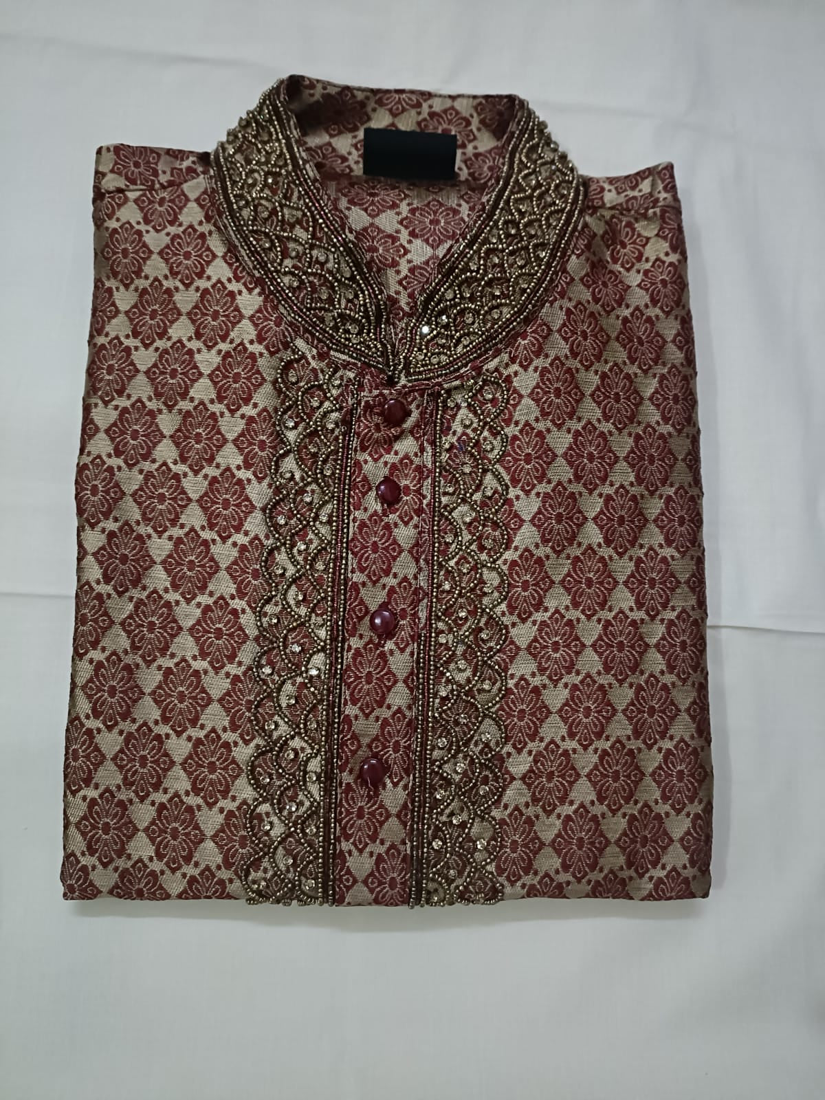 Heavy Katan Embroidered Panjabi