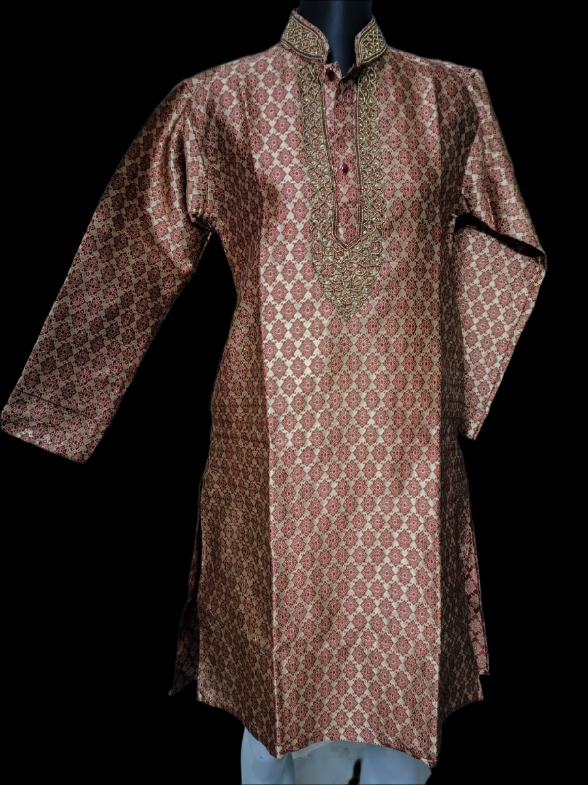 Heavy Katan Embroidered Panjabi