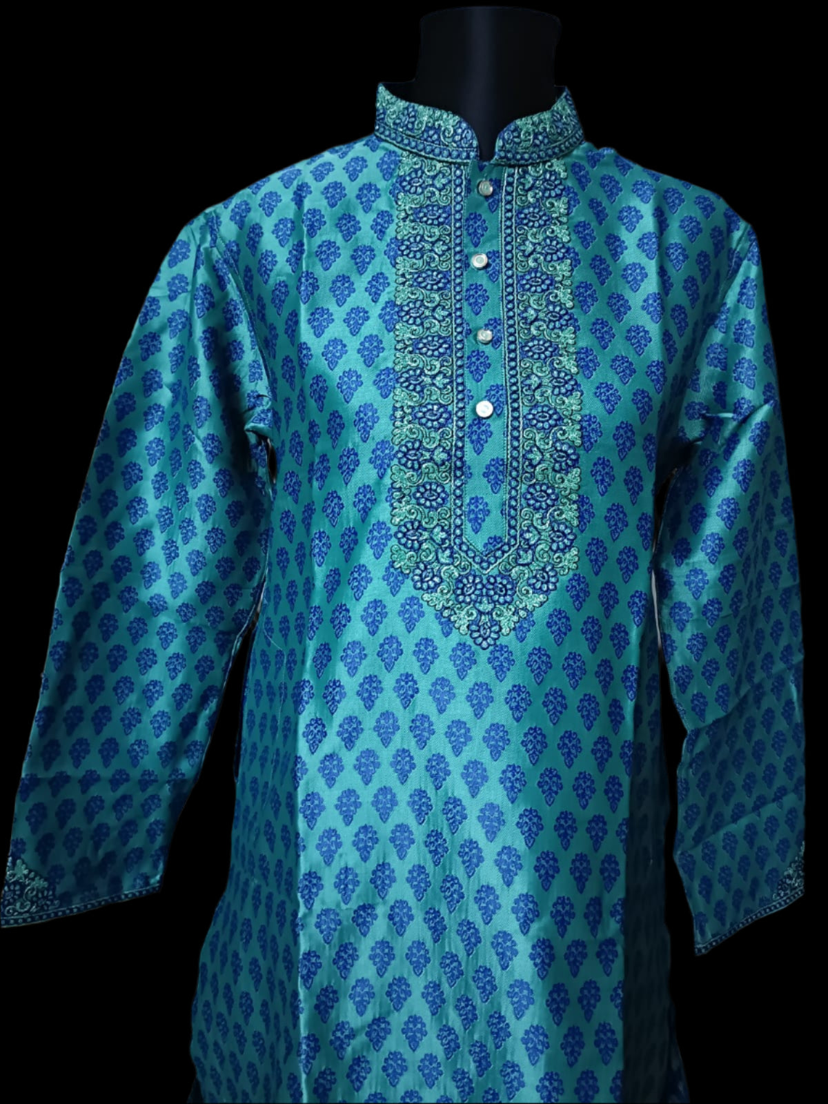 Heavy Katan Embroidered Panjabi