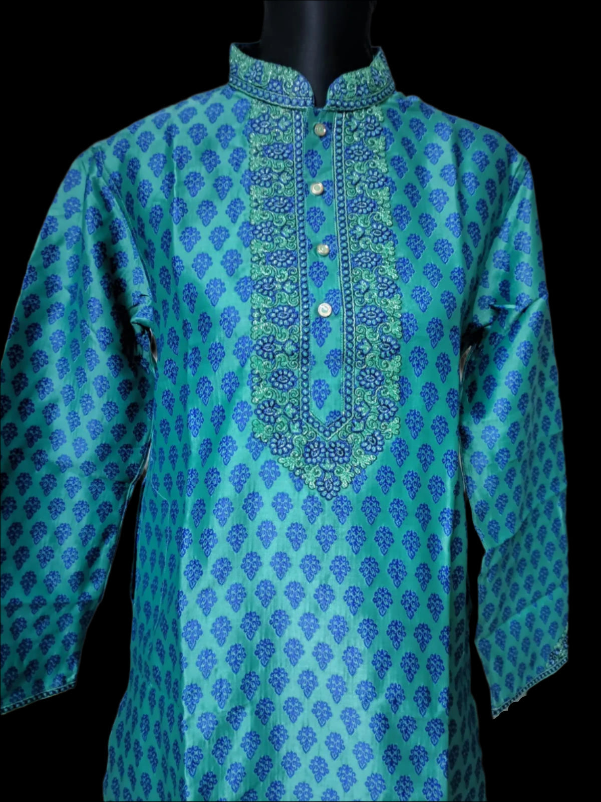 Heavy Katan Embroidered Panjabi