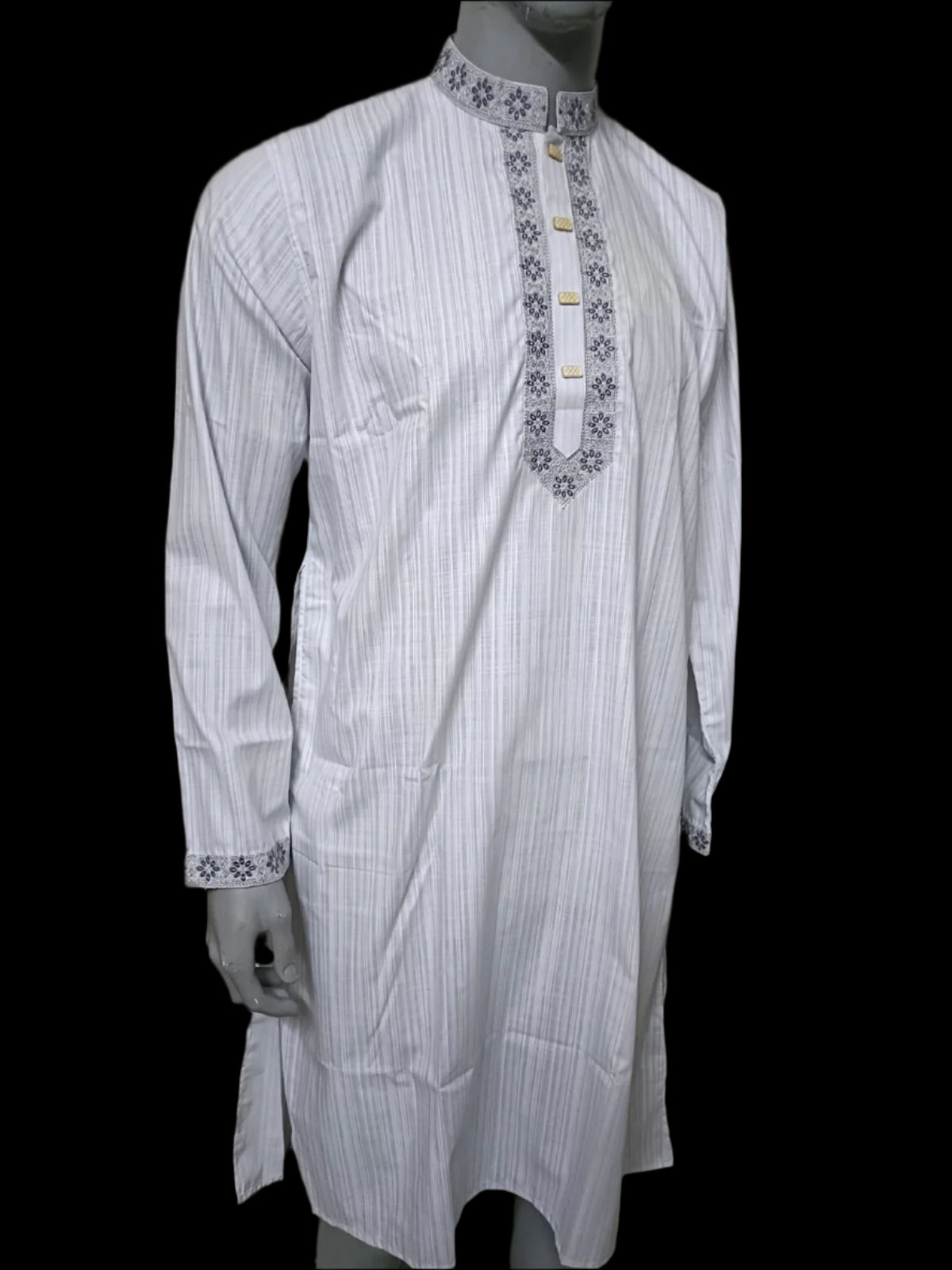 Premium Printed Cotton Panjabi Striped