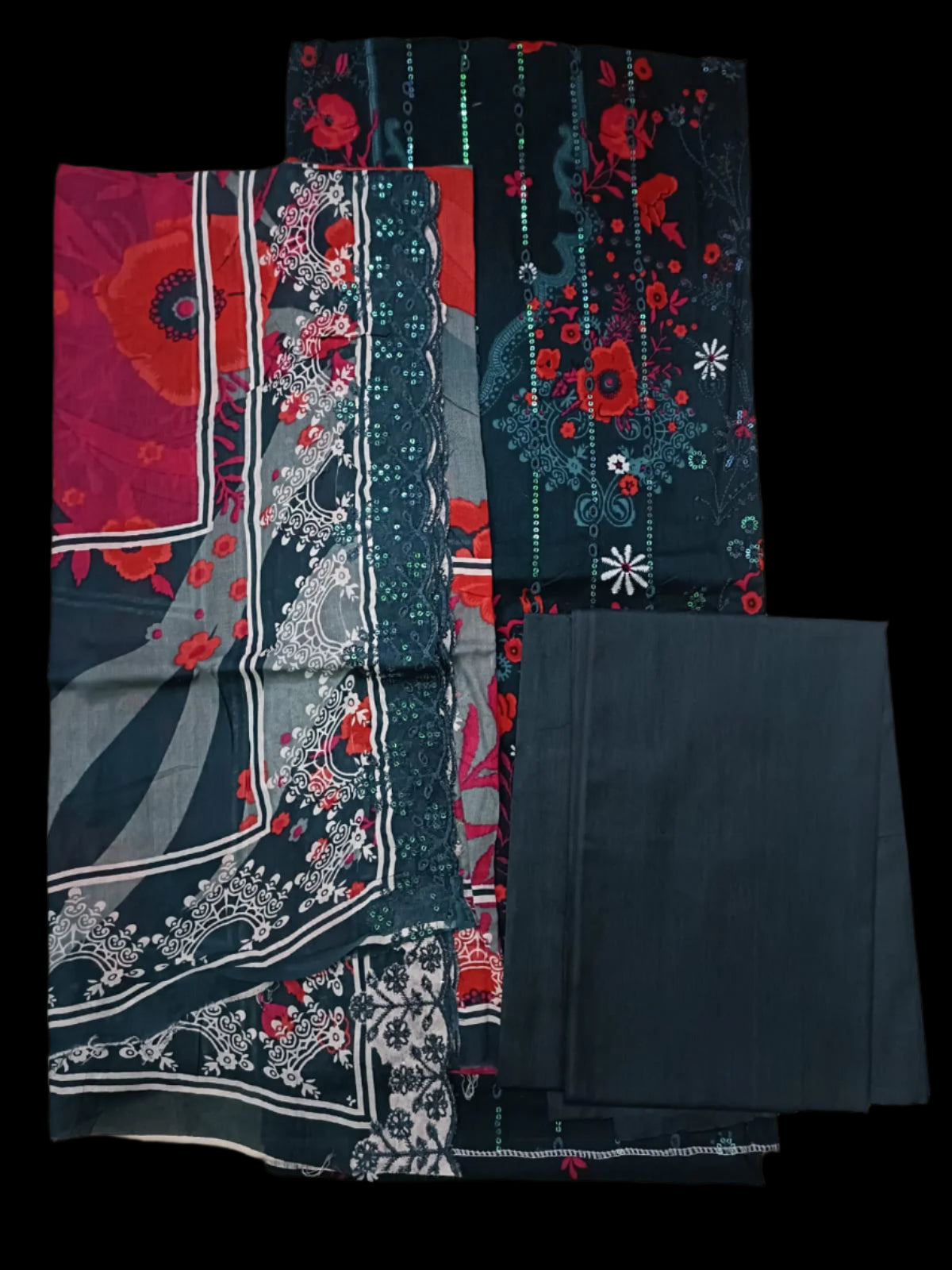 ড্রেস সেট (কামিজ + ইনার + দুপাট্টা + প্যান্ট)