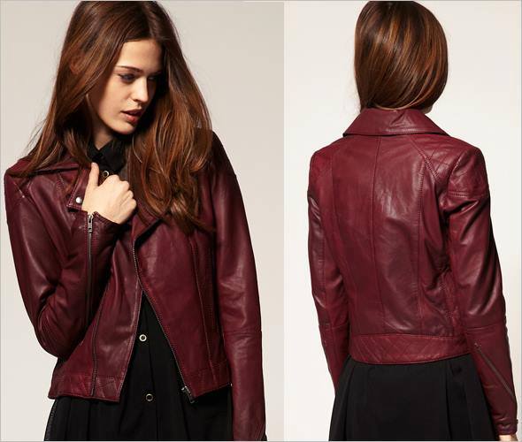 Leather Jacket - Full Sleeve - Women's