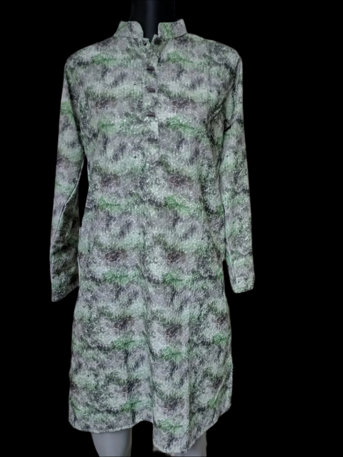 AOP Sequins Georgette Panjabi