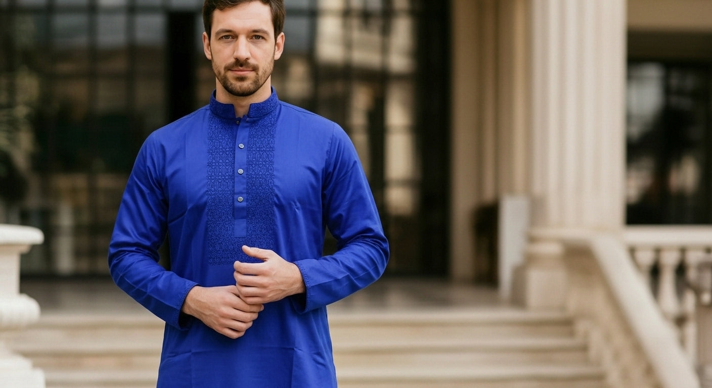 সুতির সিকুইন পাঞ্জাবি