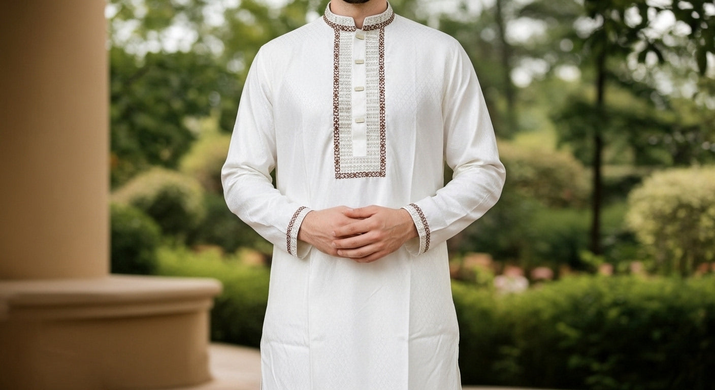 জ্যাকার্ড সুতির পাঞ্জাবি
