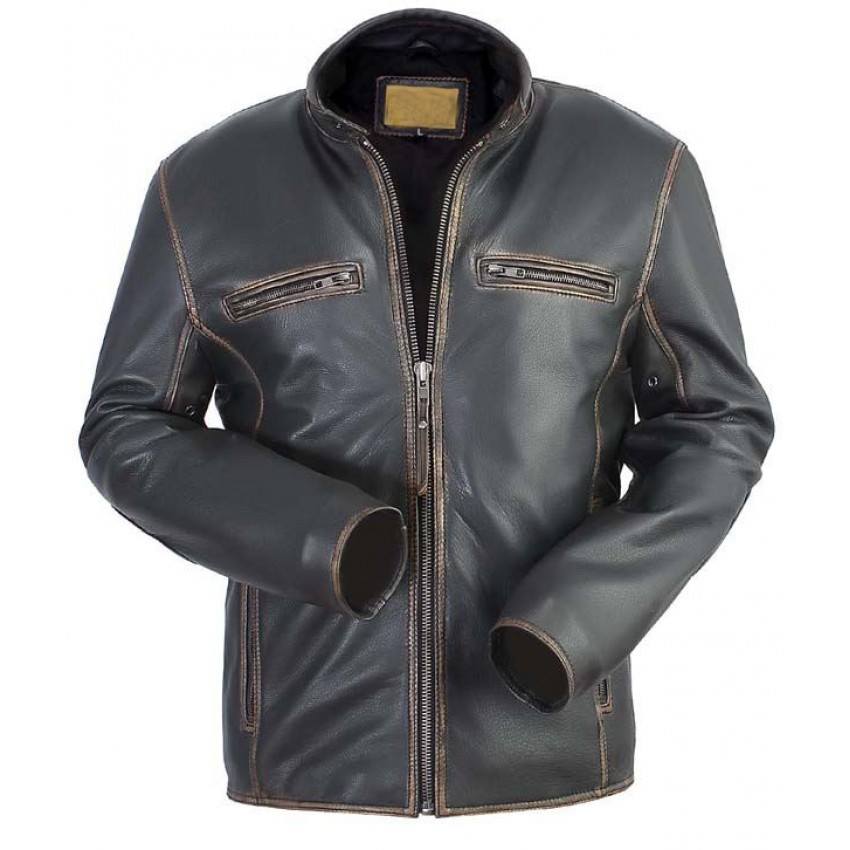 Leather Jacket - Full Sleeve - Men's