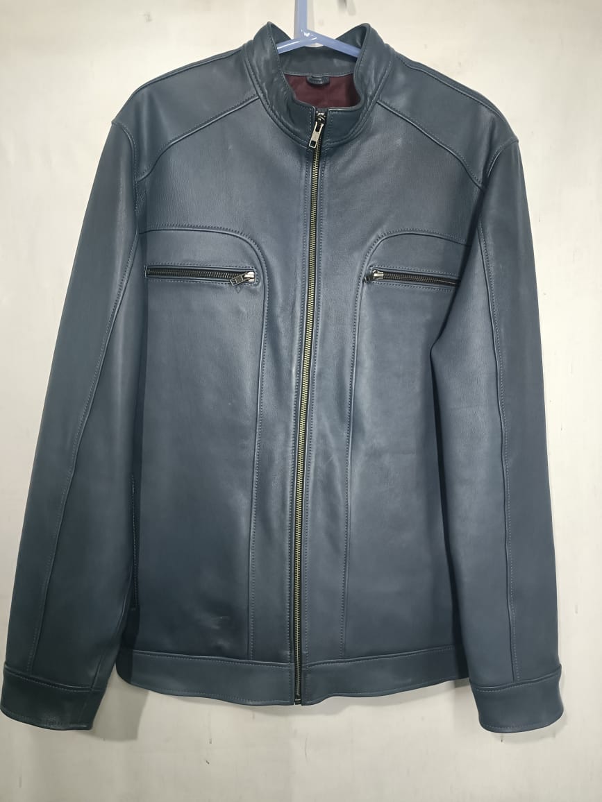 Leather Jacket - Full Sleeve - Men's