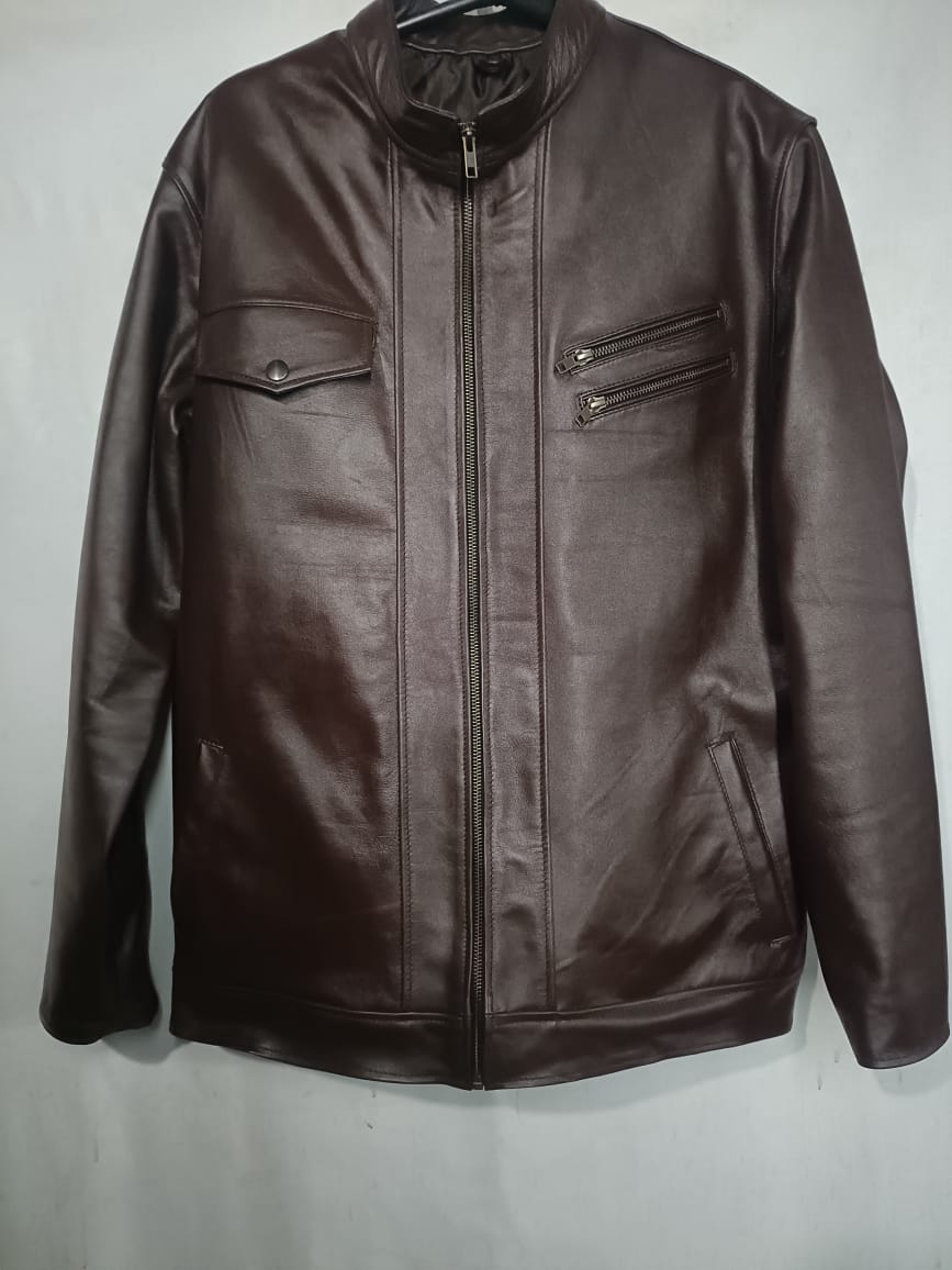 Leather Jacket - Full Sleeve - Men's